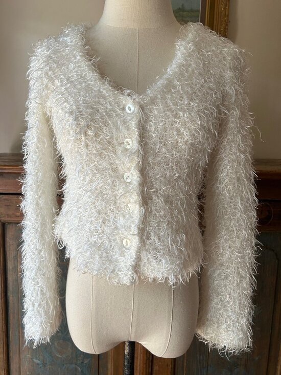 Betsey Johnson Sweaters - Vintage Betsey Johnson Cropped Cardigan Sweater
